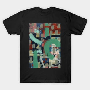 Art Acrylic artwork abstract Sage T-Shirt